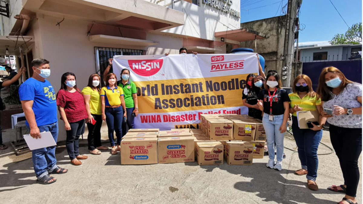 NURC and WINA Donates Food Aid to Victims of Super Typhoon “Odette